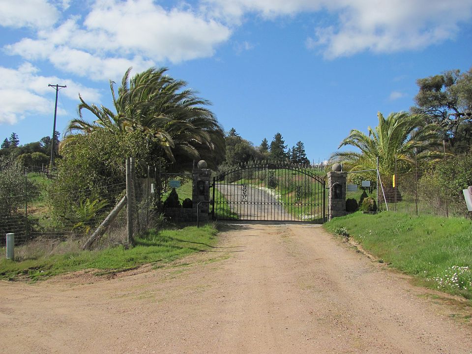 Entrance to property.