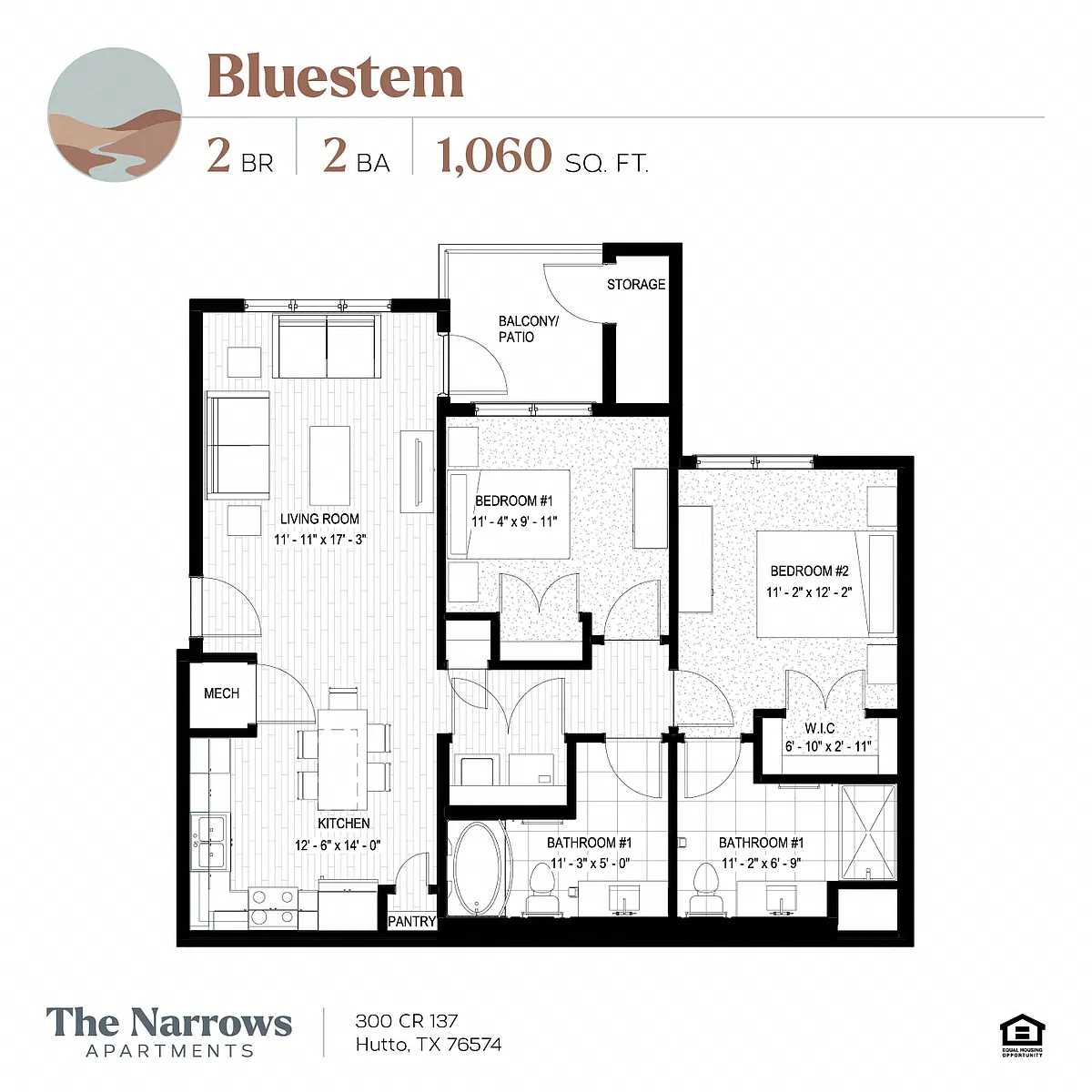 Floor plan Bluestem