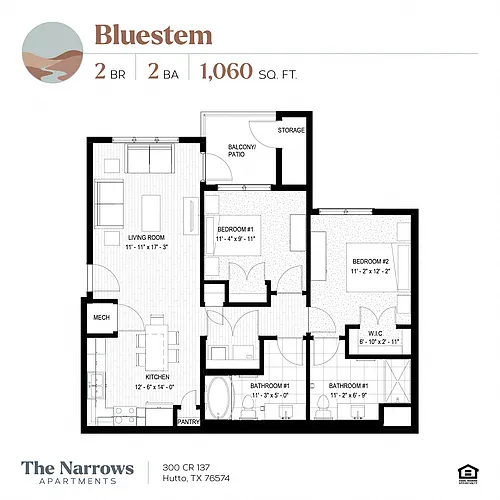 Floor plan Bluestem