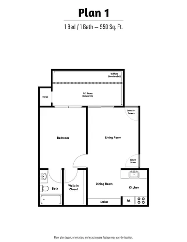 Floor plan Plan 1