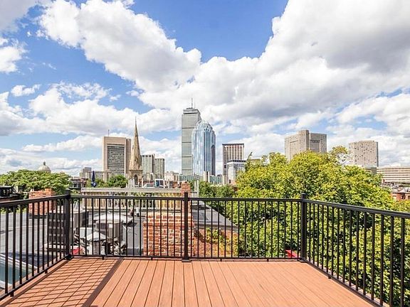 Private roof deck views