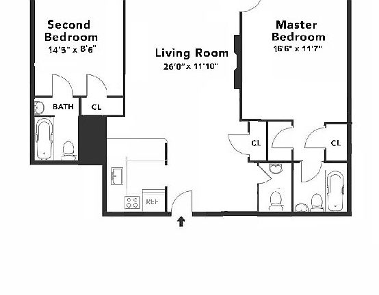 2nd image of 145 W 58th St #12K