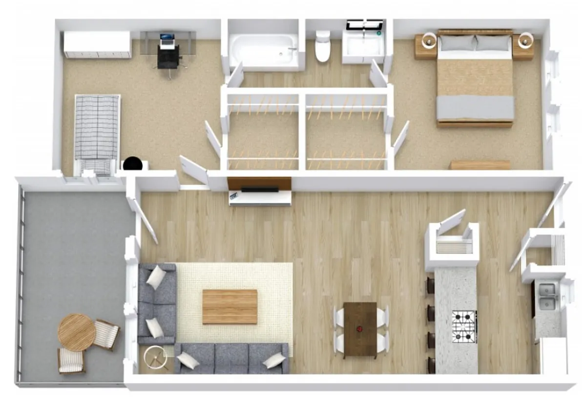 Floor plan B1