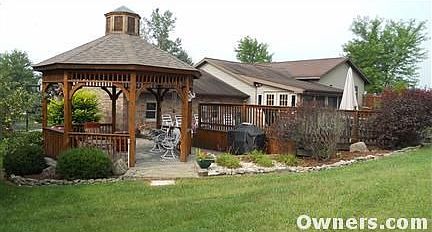 Back deck and gazebo