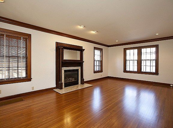 Formal living with antique mantle