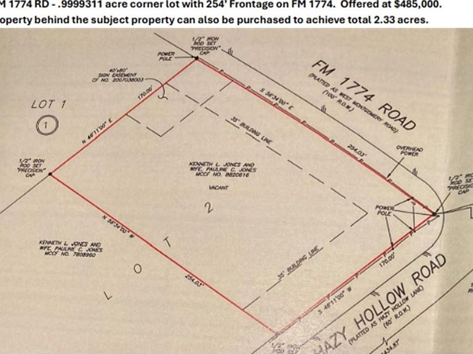 1st image of Fm 1774 Rd Lot 2