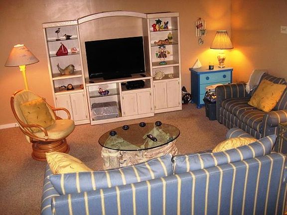 Overhead shot of living room