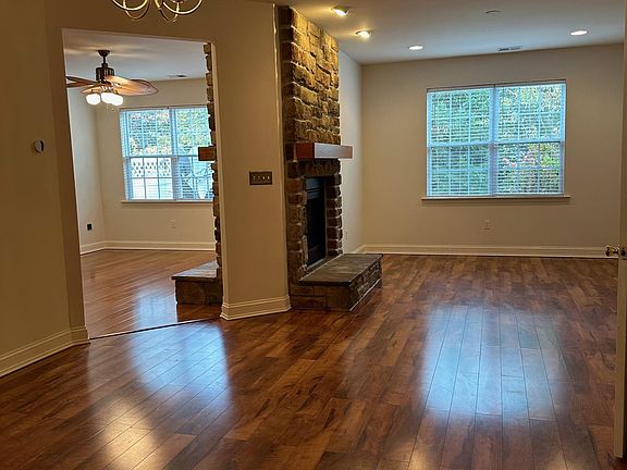 Dining Room, Formal Room, Brick Fireplace, Wooden Floor