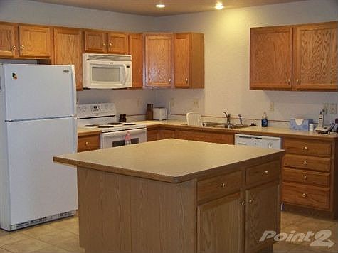 Large kitchen with island
