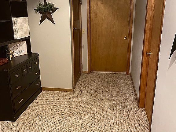 Basement hallway to laundry