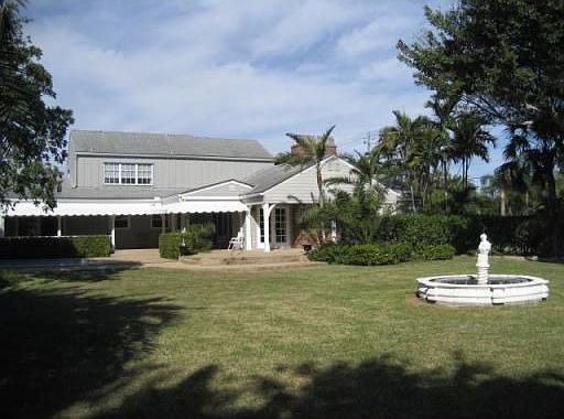 Expansive private lawns