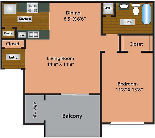 Floor plan A1 Upgrade