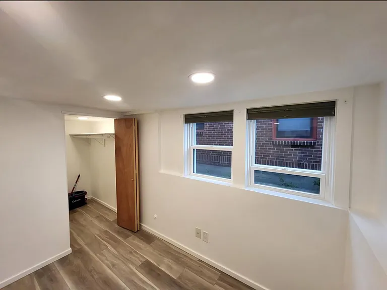 Back bedroom and walk-in closet.