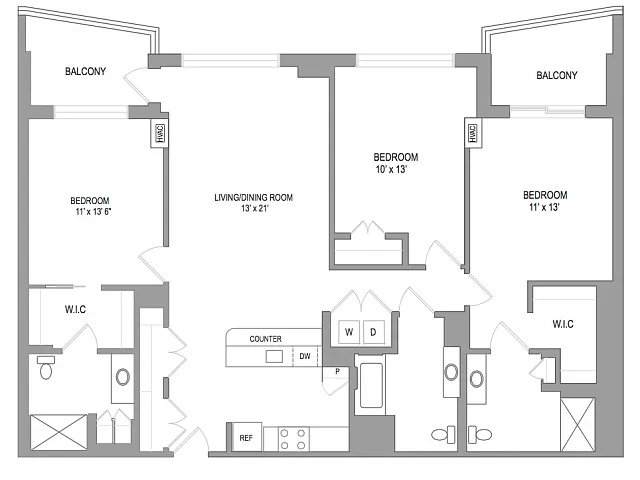 Floor plan 3X3