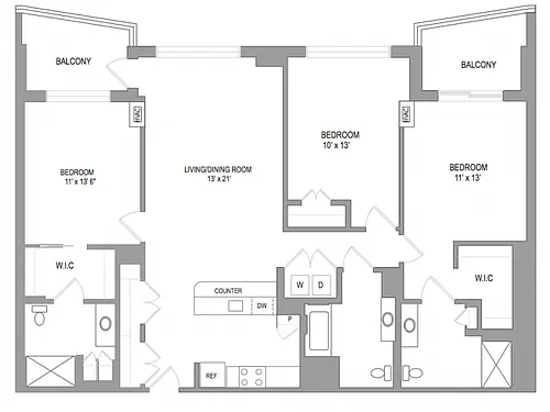 Floor plan 3X3