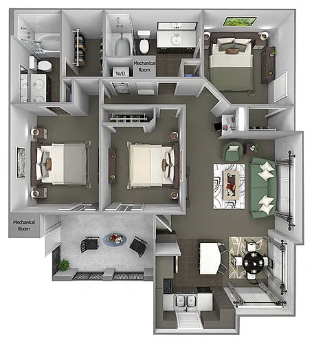 Floor plan C1 (Toyon)