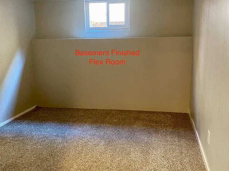 Finished "flex" room.