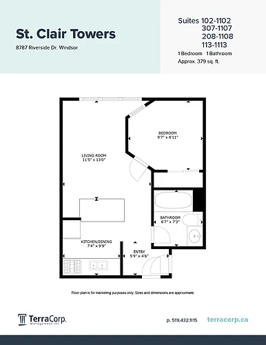 Floor plan 02S 07S 08S 13S