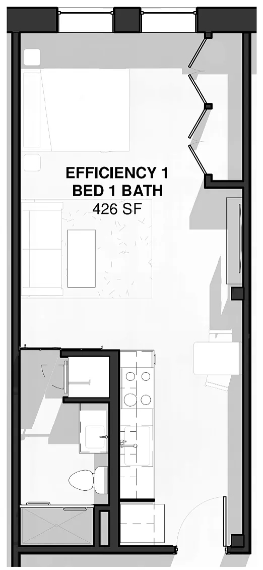 Floor plan Studio