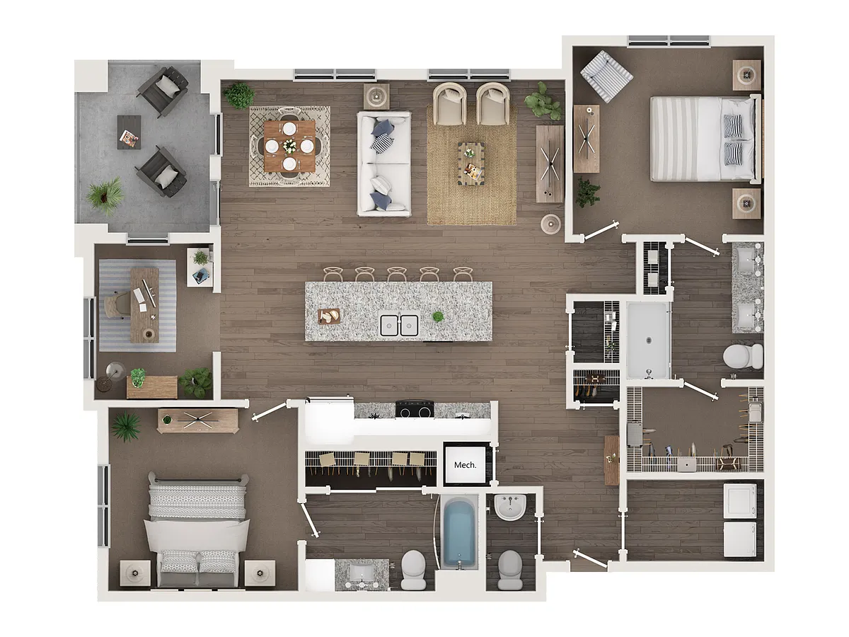 Floor plan B3
