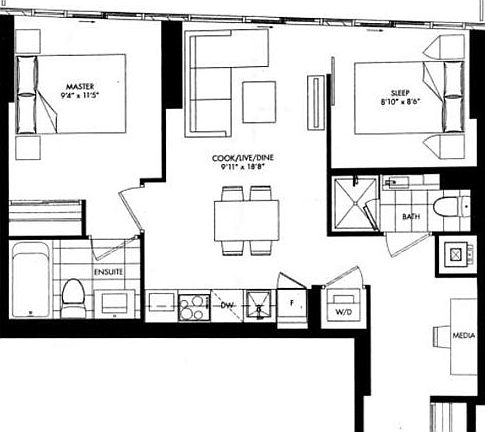 3rd image of 3900 Confederation Pkwy #2301