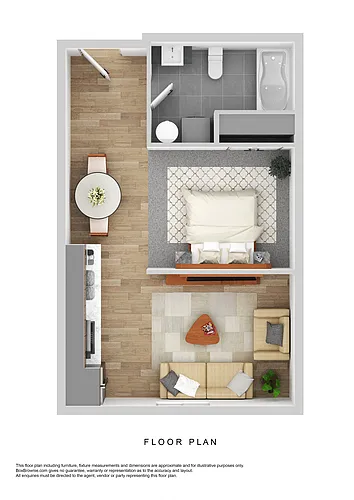 Floor plan Studio