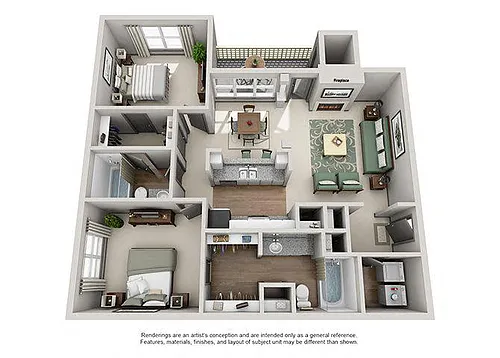 Floor plan 2C