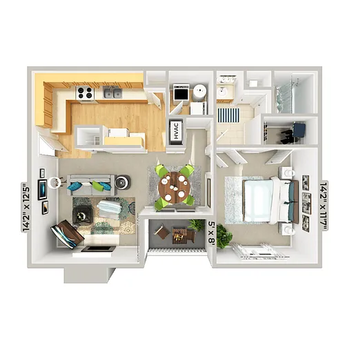 Floor plan A - The Fox