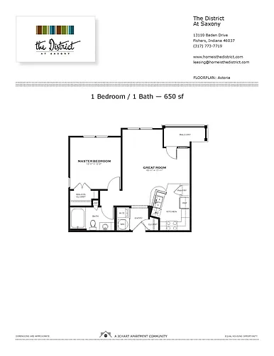 Floor plan Astoria 1.1