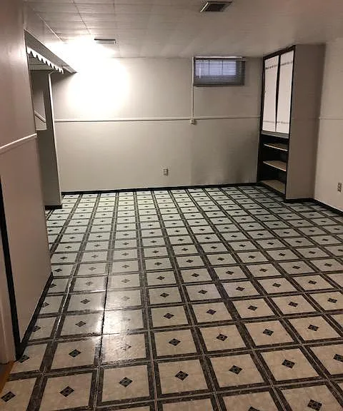 Basement rec room