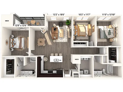 Floor plan C1