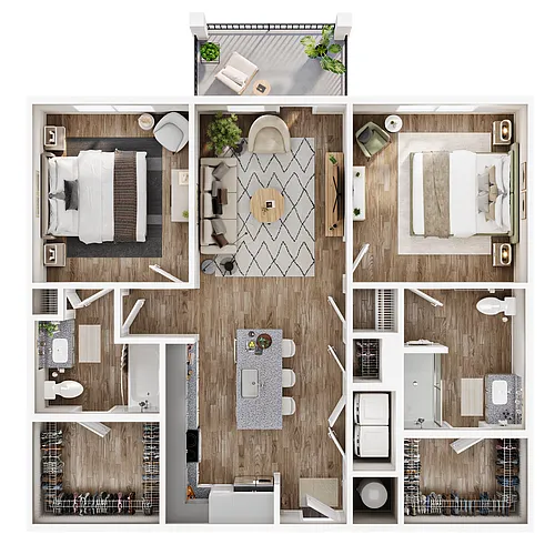 Floor plan B1-HC