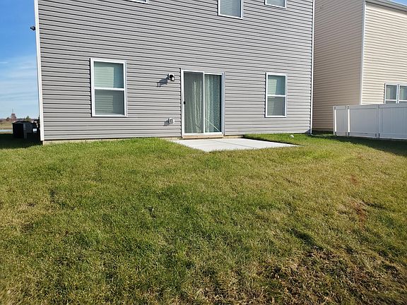 Backyard. YES, you have to mow the lawn.