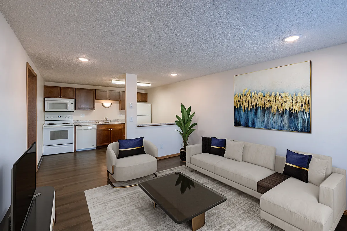 Fargo, ND Berkshire Apartments | Living - Berkshire
