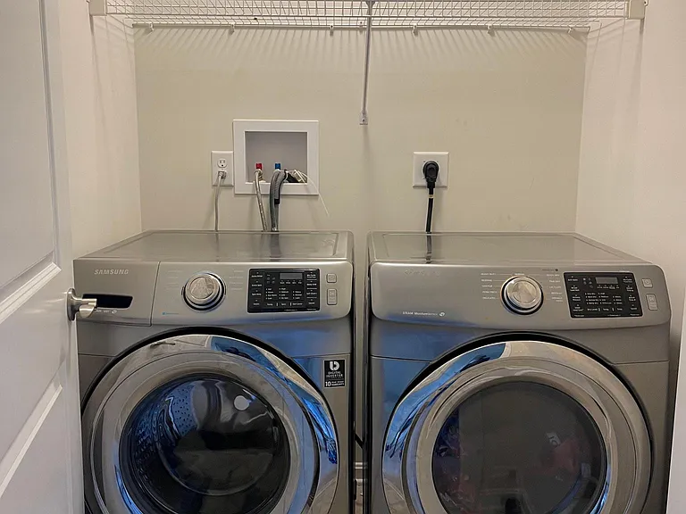 2nd Floor-Stainless Washer/Dryer