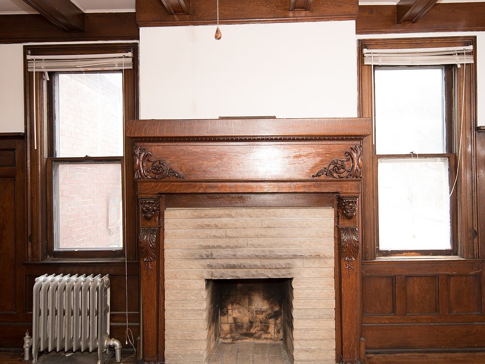 Fireplace in living room