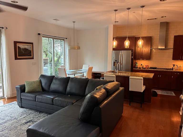 Living Space, Condo is rented as fully furnished.