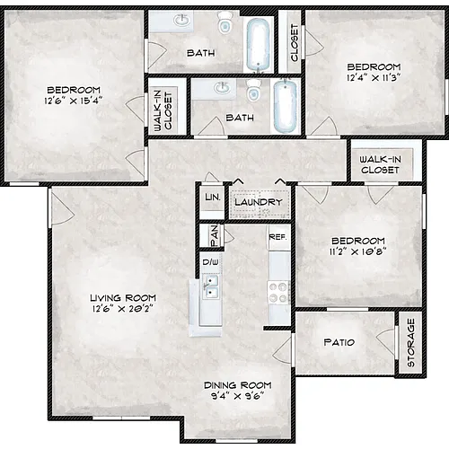 Floor plan E