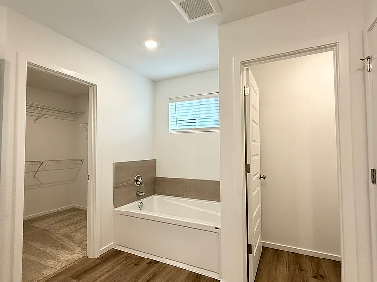 Master Bath with spacious walk in closet.