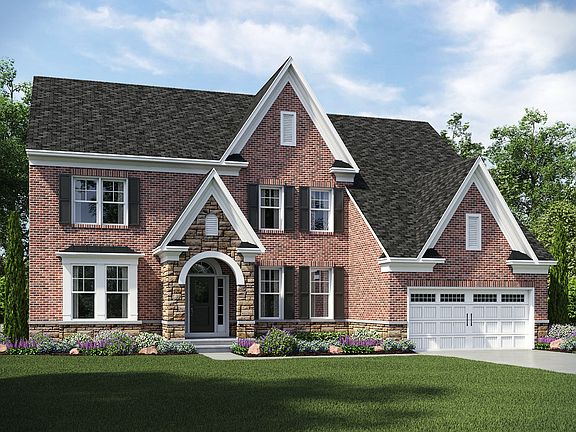 Elevation E with Stone and Brick