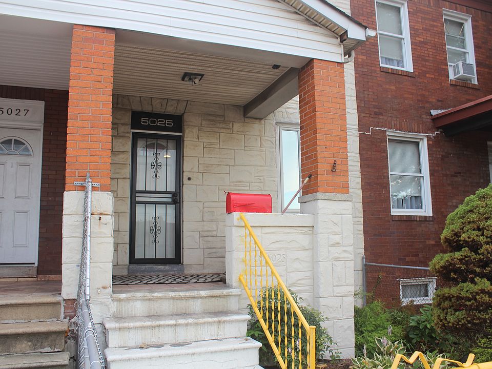 Front of house with gate