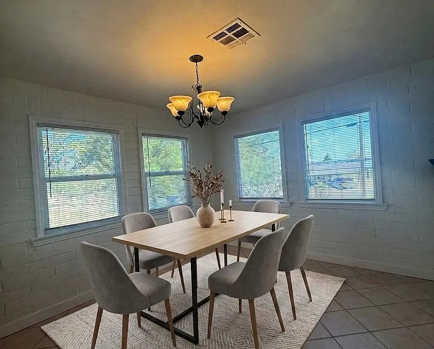 Dining area next to kitchen