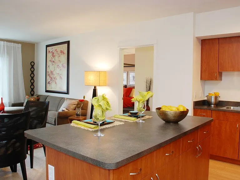 Classic Package I kitchen and living room