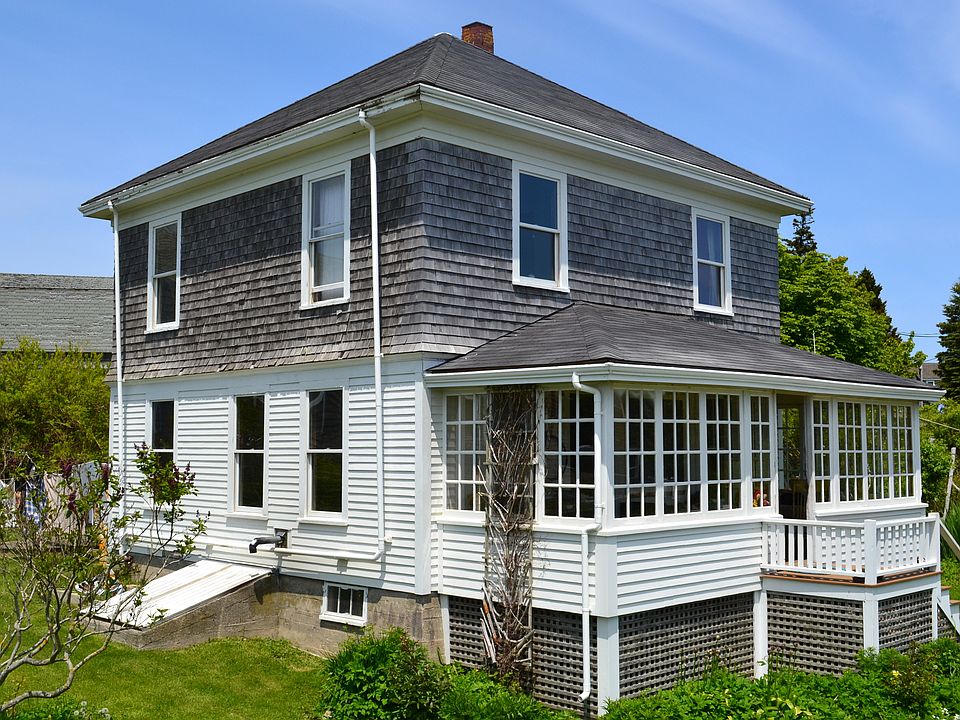 South side of house