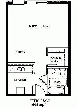 Floor plan Studio