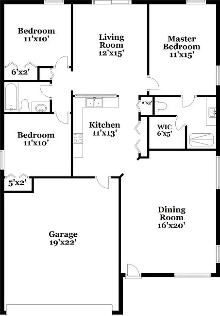 3 bed, 2.0 bath, 1331 sqft, $2,170 — Photo 2