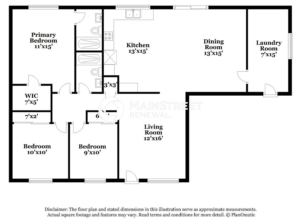 Floor Plan - 6528 W Pima St