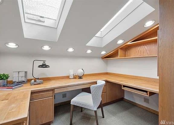 Top floor work from home office