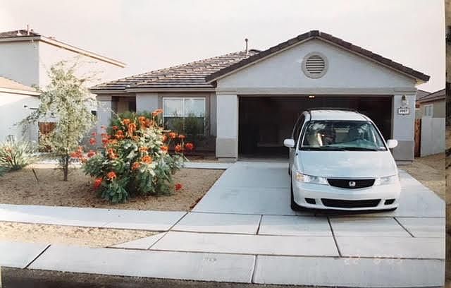 Frontal view of home.