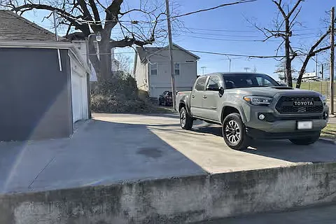 Backyard parking